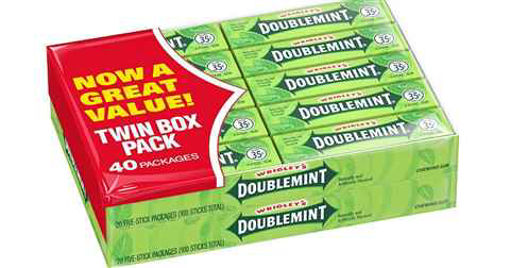 Picture of WRIGLEYS DOUBLEMINT 35C GUM 40CT