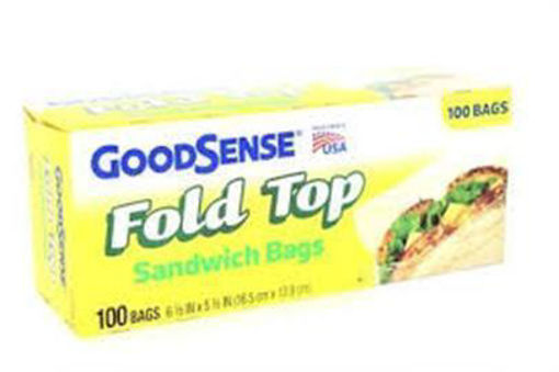 Picture of GOOD SENSE SANDWICH BAGS LOCK TOP 100CT