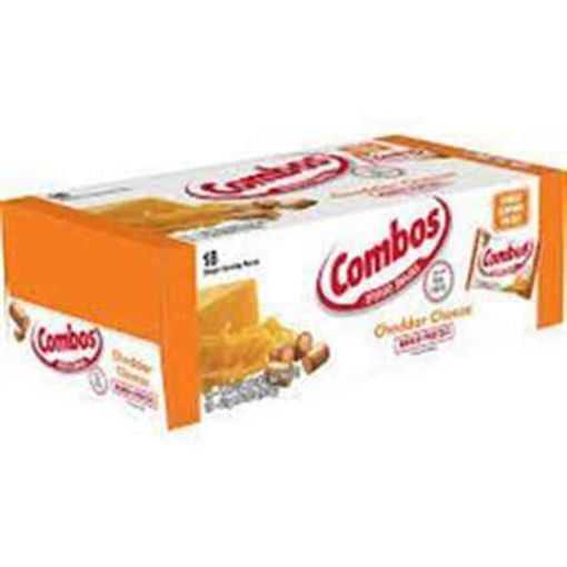 Picture of COMBOS CHEDDAR CHEESE BAKED PRETZELS 1.8OZ 18CT