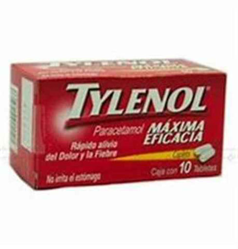 Picture of TYLENOL EXTRA STRENGTH VIAL BLISTER