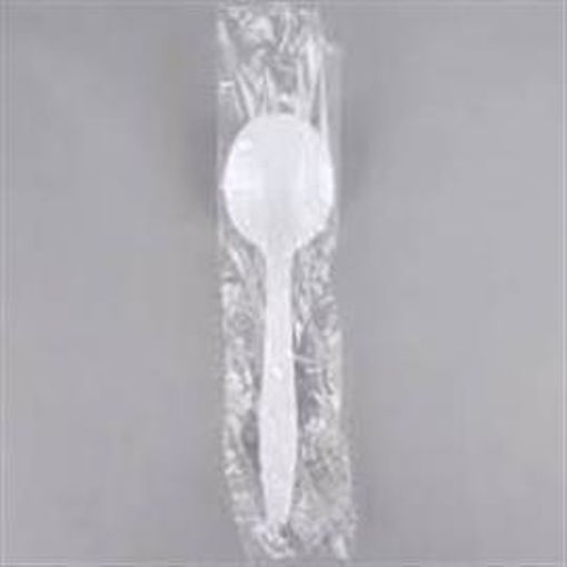 Picture of SPOONS WHITE WITH WRAP 1000CT