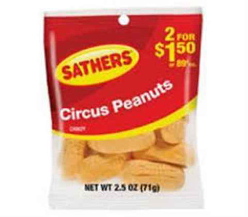 Picture of SATHERS CIRCUS PEANUTS 2 FOR 2 12CT