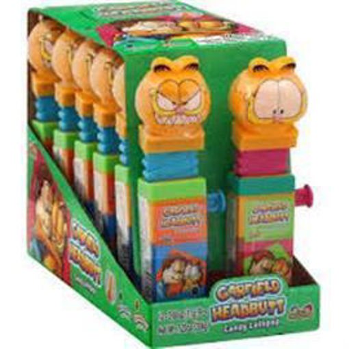 Picture of GARFIELD HEADBUTT CANDY LOLLIPOP 12CT