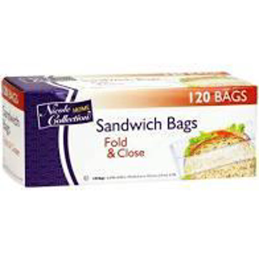 Picture of ROSEWOOD FOLD TOP SANDWICH BAG 80CT