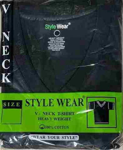 Picture of STYLE WEAR V NECK BLACK 3XL