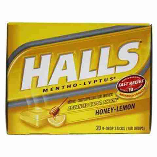 Picture of HALLS HONEY LEMON 20CT