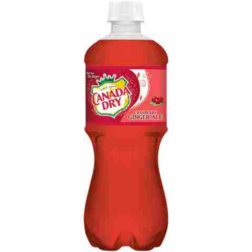 Picture of CANADA DRY CRANBERRY GINGER ALE 20OZ 24CT