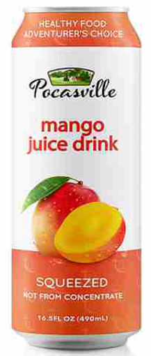 Picture of POCASVILLE MANGO JUICE 16.5OZ 12CT