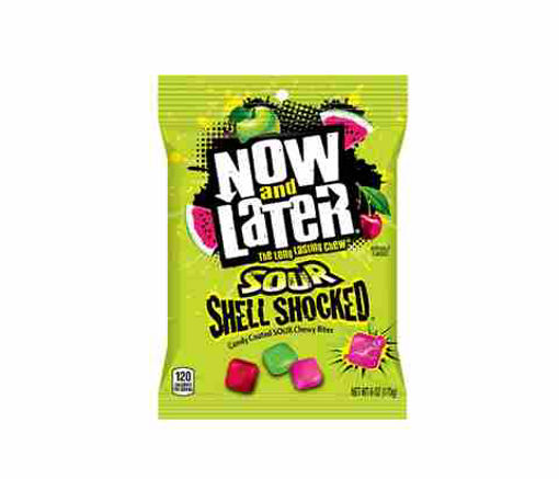 Picture of NOW AND LATER SOUR SHELL SHOCKED 6OZ