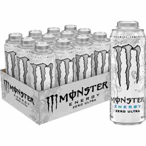 Picture of MONSTER MEGA ZERO SUGAR WHITE 24OZ 12CT