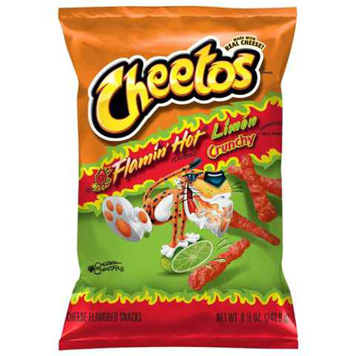 Picture of CHEETOS CRUNCHY FLAMIN HOT LIMON 2.75OZ 