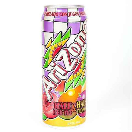 Picture of ARIZONA HALF ICED TEA N HALF TROPICAL 23OZ  24CT