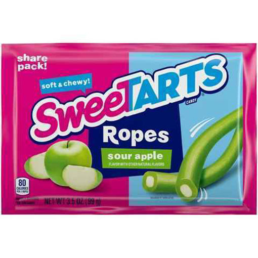 Picture of SWEETARTS ROPES SOUR APPLE KING SIZE 3.5OZ 12CT