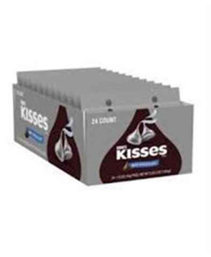 Picture of HERSHEYS KISSES MILK CHOCOLATE 1.55OZ 24CT